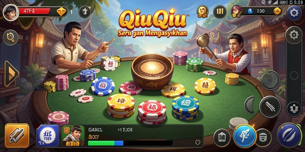 Screenshot gameplay QiuQiu yang menampilkan aksi seru.