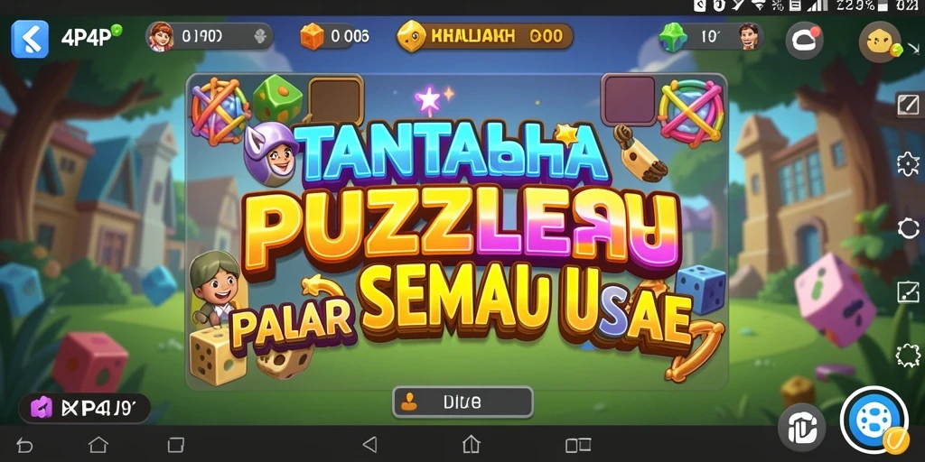 Gameplay seru 4P4P dengan tantangan puzzle yang memukau.