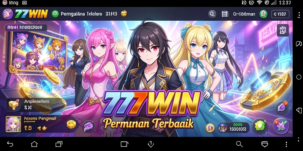 Tampilan screenshot dari gameplay seru 777WIN dalam dunia anime.