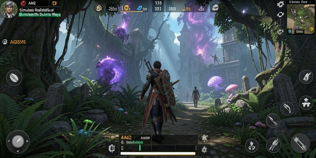 Tampilan gameplay AA62 yang menarik dalam simulasi interaktif.