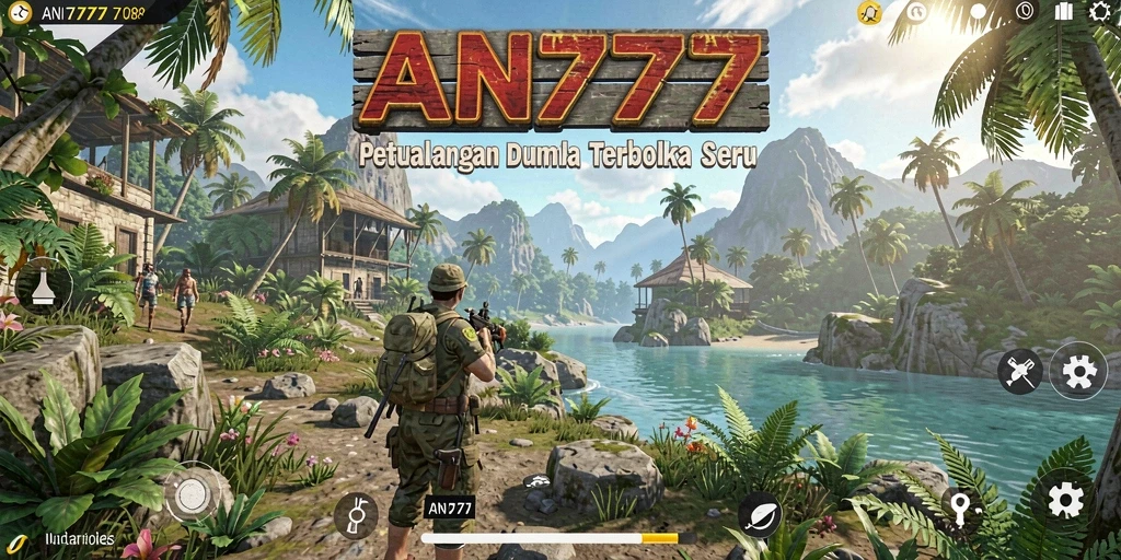 Gambaran gameplay seru dalam dunia terbuka di AN777.