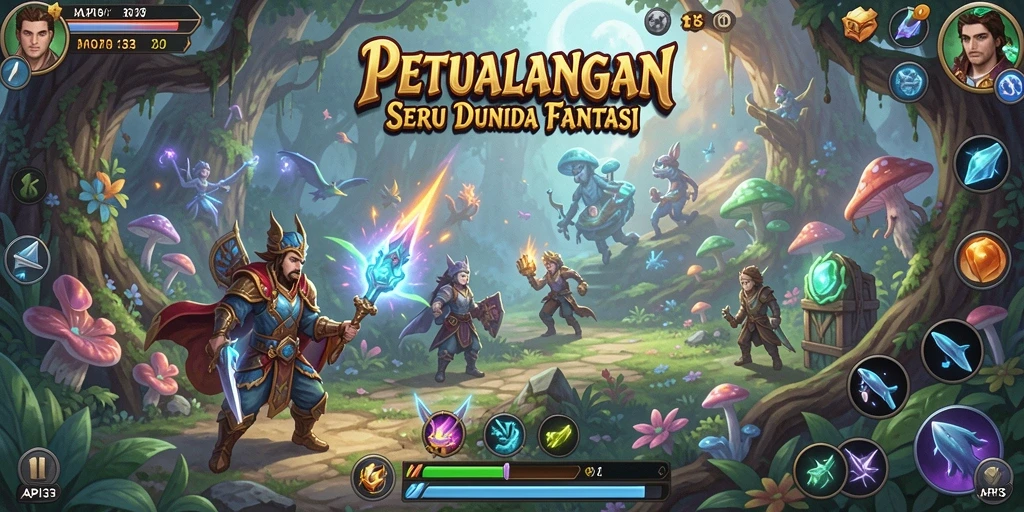 Tampilan gameplay API33 yang menakjubkan dengan petualangan seru.