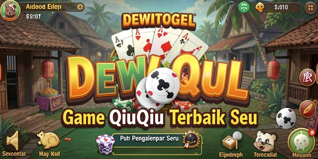 Tampilan gameplay seru dari DEWITOGEL yang menampilkan QiuQiu.