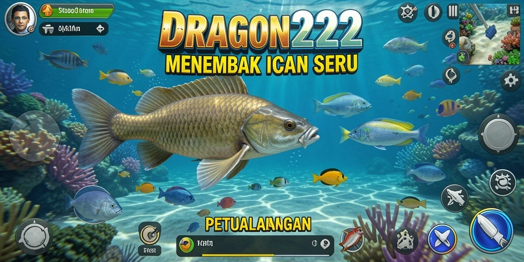 Gameplay menembak ikan yang seru dan menarik di DRAGON222.
