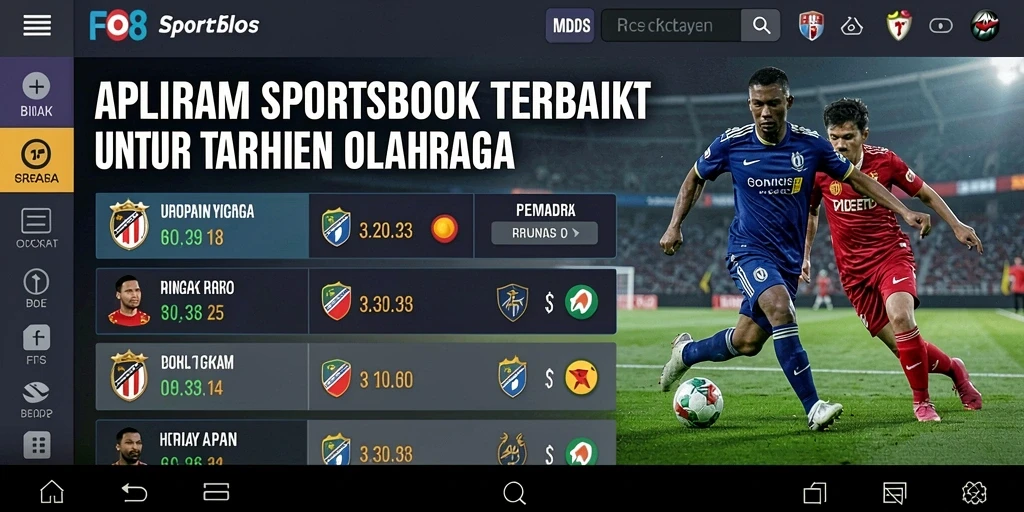 Gameplay menarik di aplikasi FO8 untuk taruhan olahraga.