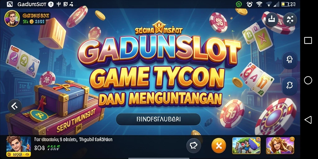 Tampilan gameplay GADUNSLOT yang menarik dan adiktif.