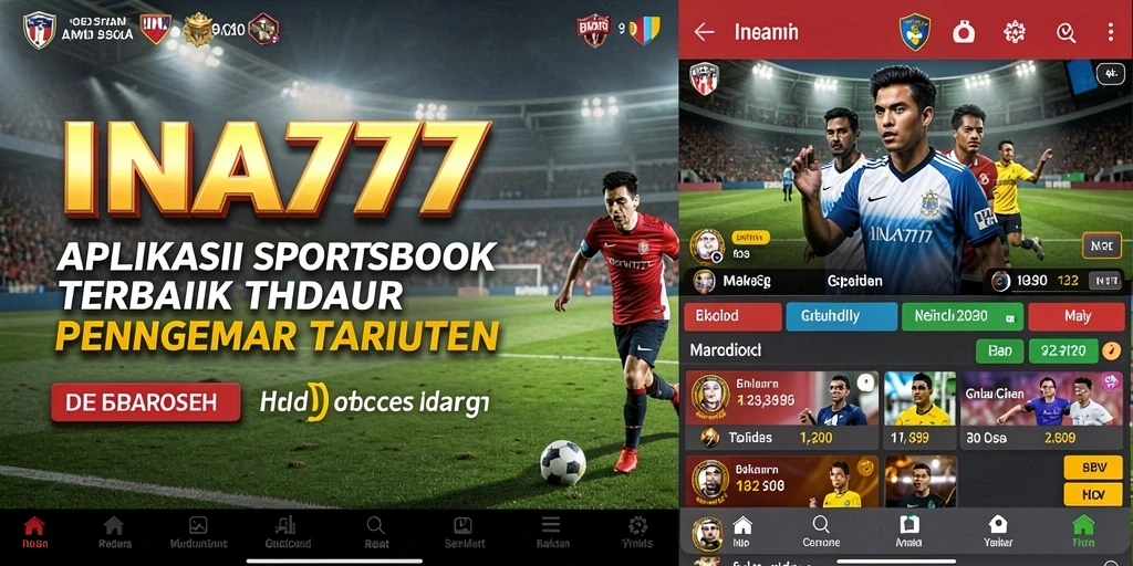 Tampilan gameplay taruhan Sportsbook di aplikasi INA777.