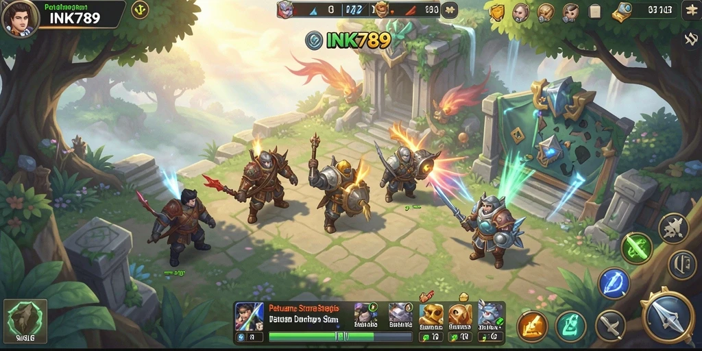 Gameplay mendebarkan dalam INK789 dengan strategi yang mendalam.