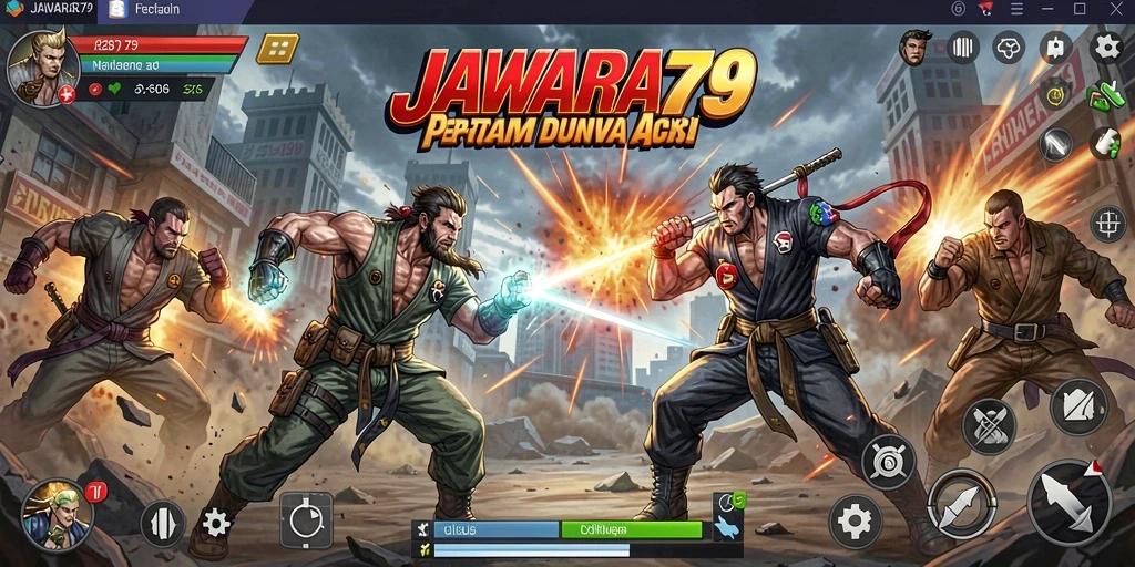 Tampilan mendebarkan dari pertarungan di JAWARA79.