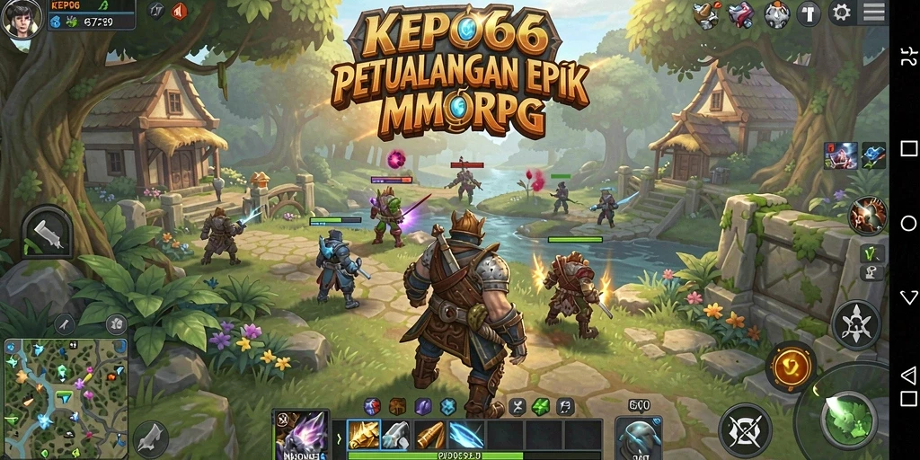 Tampilan menakjubkan dari gameplay KEPO66 dalam dunia MMORPG.