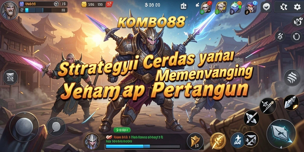 Screenshot tampilan gameplay <strong>KOMBO88</strong> yang menampilkan aksi strategi seru.
