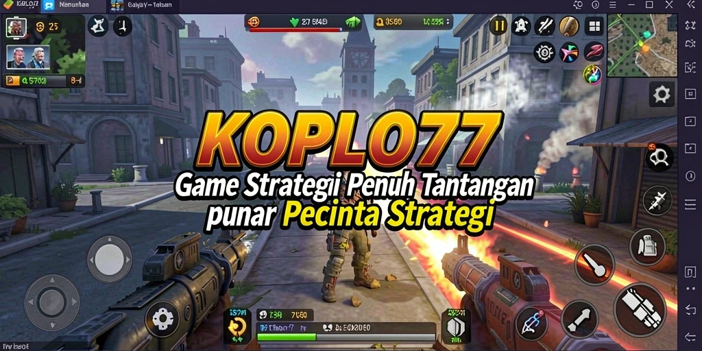 Tampilan gameplay menegangkan dari KOPLO77 yang penuh strategi.