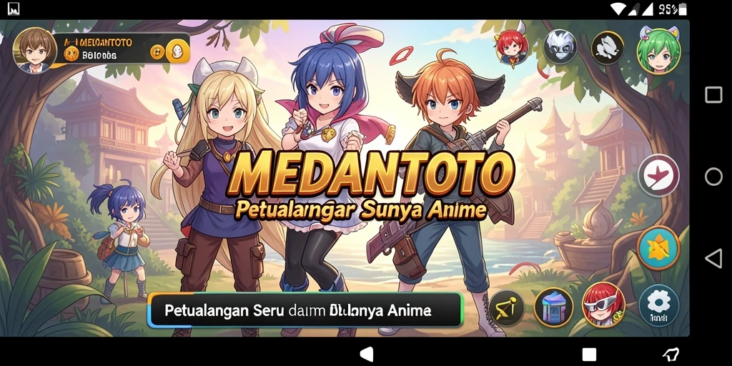 Tangkapan layar gameplay <strong>MEDANTOTO</strong> yang seru dan mendebarkan di dunia anime.