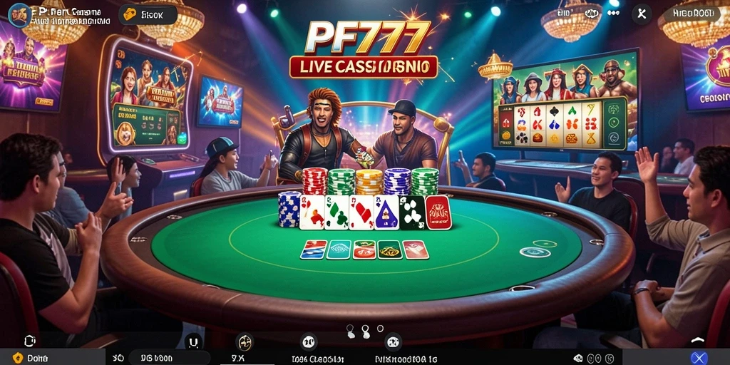 Tampilan gameplay Live Casino yang mengasyikkan dan interaktif.