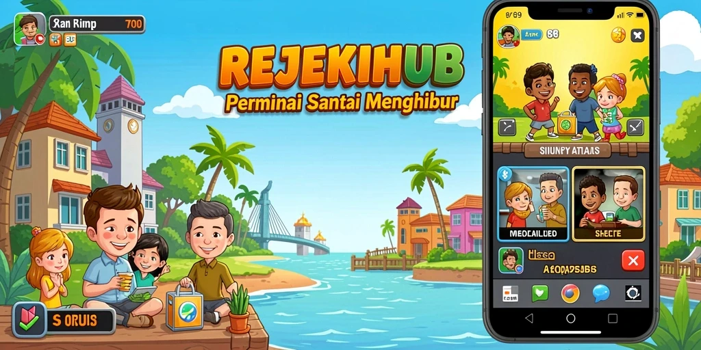 Tampilan screenshot REJEKIHUB menampilkan gameplay yang menyenangkan dan santai.