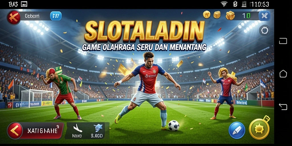 Tampilan menarik dari gameplay seru dalam SLOTALADIN.
