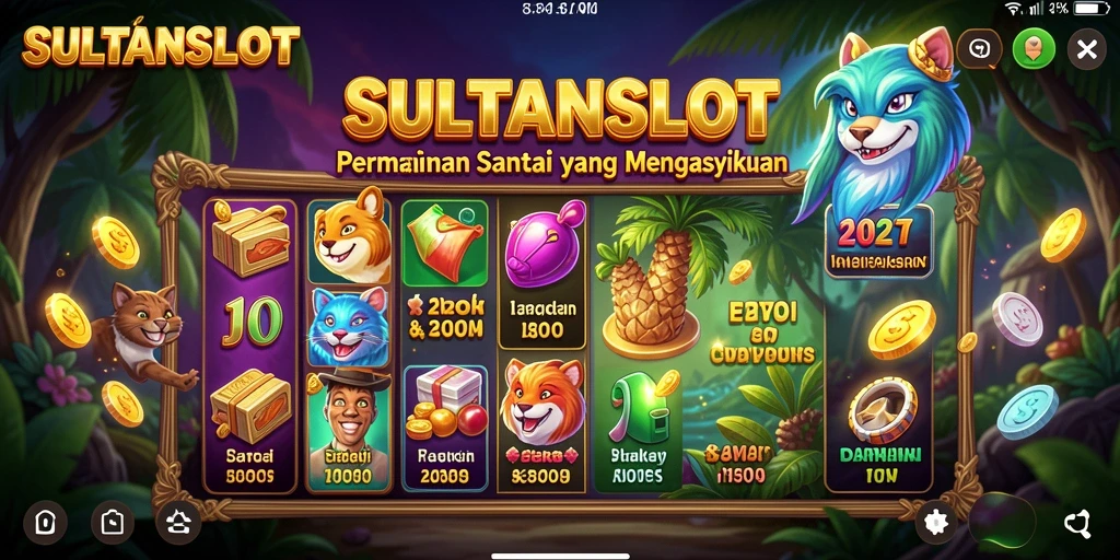 Screenshot menunjukkan gameplay yang menarik di SULTANSLOT.