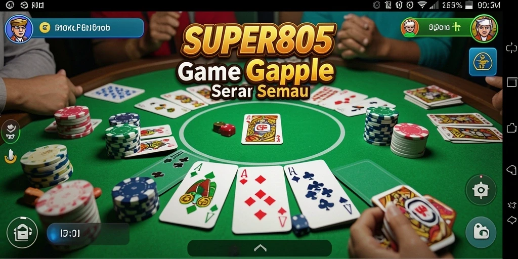 Gameplay seru dan kompetitif dalam SUPER805 dengan desain grafis menarik.