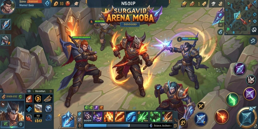 Tampilan gameplay seru dan grafis menawan di SURGAVIP.
