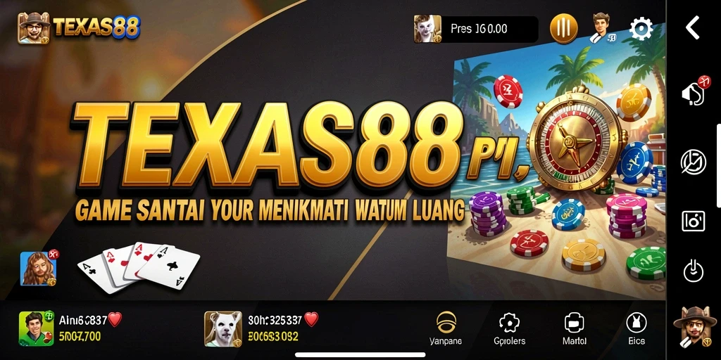 Tampilan gameplay menyenangkan dan penuh warna dari TEXAS88.