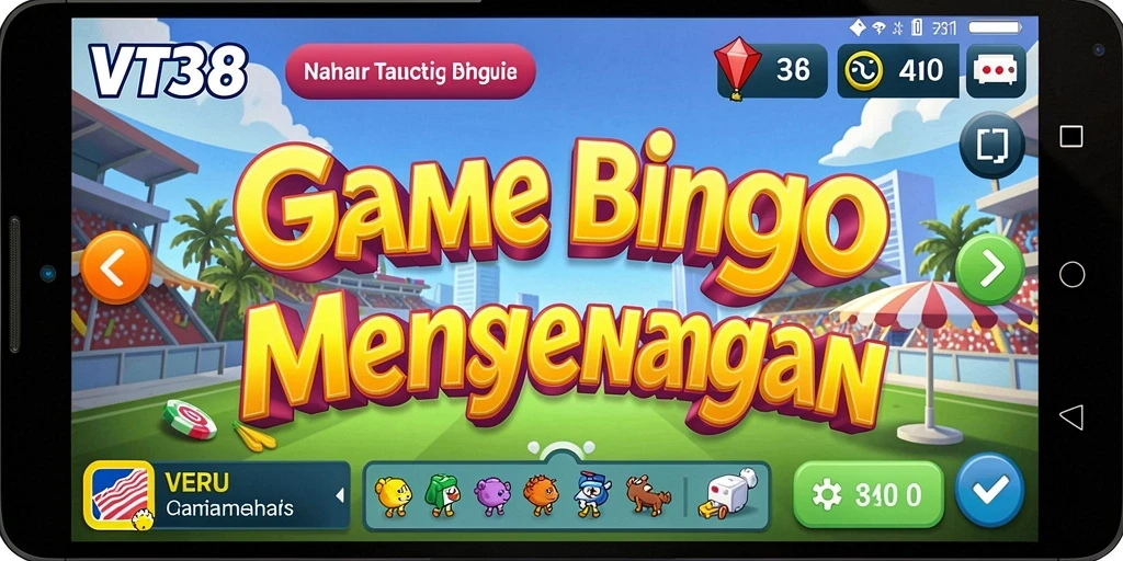 Tampilan menarik gameplay Bingo di VT38.