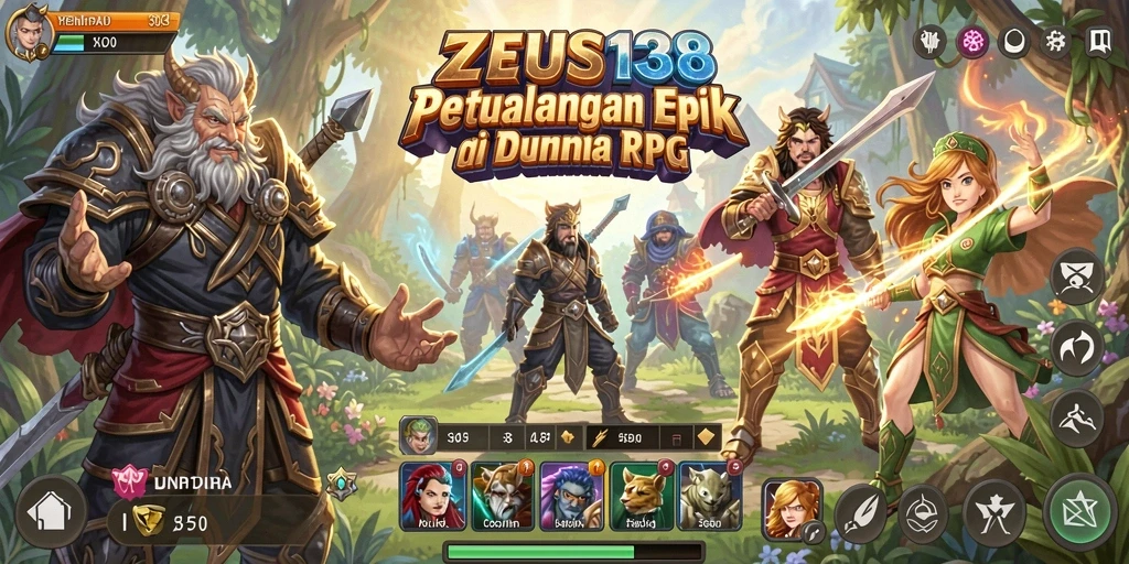 Gameplay ZEUS138 yang menarik dengan aksi pertempuran mendebarkan.